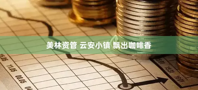 美林资管 云安小镇 飘出咖啡香